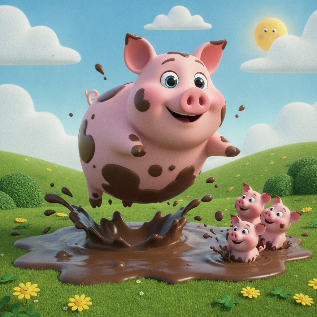 Иллюстрация: Свинья 🐷